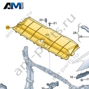 Замыкающая панель верхняя Audi A7 (4K) 2019-2024 4K8807081