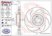 Передние тормозные диски (09.D982.21) BREMBO на Mercedes GLE V167 400d