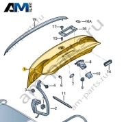 Крышка багажного отсека Volkswagen Jetta VII 2020-2024 17A827025A