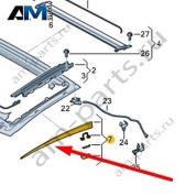 Накладка Audi A6 (C8) 2019-2024 4K5877782