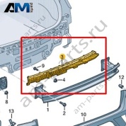 Крепежная планка Volkswagen T-Roc 2018-2024 2GA807863A