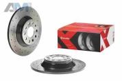 Задние перфорированные тормозные диски BREMBO 08.C501.1X  Skoda 3V (2015-2023)