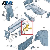 Пластина для лонжерона Volkswagen id-Buzz 2023-2024 1N3804075