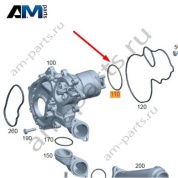 Прокладка термостата на помпу для Mercedes W465 AMG G63 (M177) A1772010600
