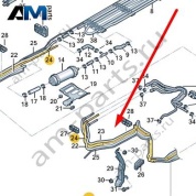 Топливопровод Audi A6 (C7) 2015-2018 4G0201533K