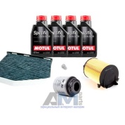 Набор ТО-1/3 для Фольксваген Тигуан 2012-2016 1.4 TSI 122 л.с. с маслом Motul 5W30