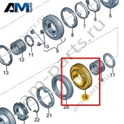 Свободно вращающаяся шестерня VAG 0CS311217C