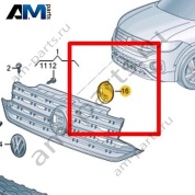 Вставка Volkswagen T-Roc Cross 2019-2024 2GM853343