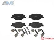 Передние тормозные колодки BREMBO P85121 для Volkswagen Polo Sedan (2020-2023)