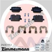 Задние тормозные колодки ZIMMERMANN (21433.170.2) на BMW 3 серии (G20/21) 330d/330dX