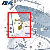 Петля капота правая Volkswagen Taos 2021-2023 2GL823302
