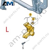 Кронштейн фары слева 83G805607 на Volkswagen Tharu 2018-2025