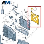 Держатель Volkswagen id3 2020-2024 1EA907509A