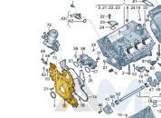Передняя крышка VAG 059103153CJ Audi 2018-2026 3.0TDI (50TDI) 286 л.с.
