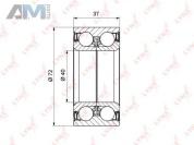 Гайка шестигранная WB1058 (LYNXauto) для автомобилей VAG аналог N10286110