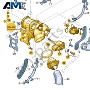 Исполнительный электродвигатель VAG 06K145701T