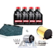 Набор для ТО-4 Skoda Rapid 1.4 TSI с маслом Motul 5W30