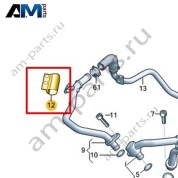Теплоизоляционный мат VAG 057121651A