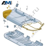 Наполнитель подушки сиденья Volkswagen id3 2020-2024 10A885175E