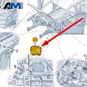 Накладка Audi A8 (D5) 2018-2024 4N0805583C