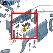 Опора Volkswagen AMAROK 2013-2016 2H5810342A
