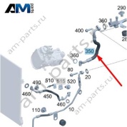 Трубка кондиционера от компрессора на клапан на Mercedes W465 AMG G63 (M177) A4658309100