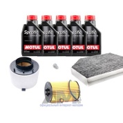Набор ТО-1_3 для Ауди А4 (В8) рестайлинг 2.0TDI (163_190 л.с.) с маслом Motul 5W30