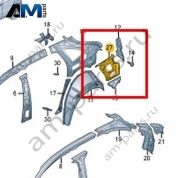 Удлинитель боковины Volkswagen Taigo 2022-2024 2G7809681