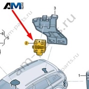 Блок управления ассистента смены полосы Audi Q7 (4M) 2016-2024 4M0907566