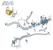 Расходомер воздуха 059129955BQ Audi Q7 (4M) 2019-2024 3.0TDI (45TDI) 231 л.с.