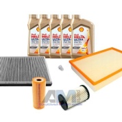 Комплект фильтров для ТО-2/4 Crafter 2.5 TDI с маслом Shell 0W30
