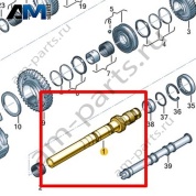 Ведомый вал VAG 0HL311201