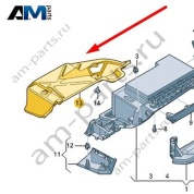 Защитный экран Audi Q8 2019-2024 4M8857109B
