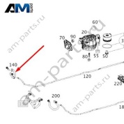 Топливный шланг подающей магистрали к двигателю на Mercedes E200d/E220d W213 (рестайлинг) (OМ654) A2134702602
