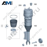 Пневмостойка передняя правая Mercedes E-class W213 A2133208803