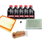 Комплект для ТО-1/3 для Audi A1 (8X) 1.8TFSI с маслом Motul 5W30