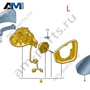 Механизм зеркала левый VAG 3GJ857507C9B9 Volkswagen 2025-2026