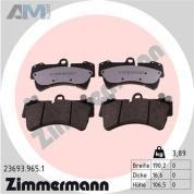 Передние керамические тормозные колодки ZIMMERMANN 23693.965.1 на Audi Q7 (4L) 2007-2015