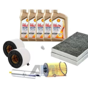 Комплект фильтров для ТО-2/4 Audi A4 (B9) 2.0TDI с маслом Shell 0W30