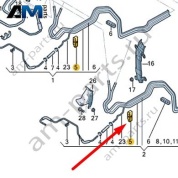 Скоба крепления Audi Q7 (4M) 2016-2024 4M0201190C