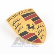 Эмблема Porsche передняя для Porsche Cayenne до 2014 95855960100