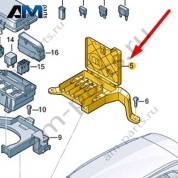 Главный блок предохранителей Audi Q8 e-tron 2024-2024/Audi e-tron 2019-2023 4KE937548