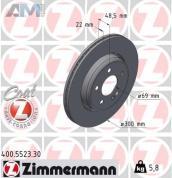 Задние тормозные диски (400.5523.30) Zimmermann на Mercedes E-Class W213 E200D/E200