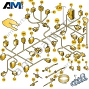 Жгут проводов задний Volkswagen AMAROK 2013-2016 2H0971092A