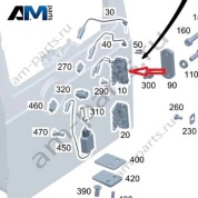 Замок задней двери сверху Mercedes G-class W465 A4637401601