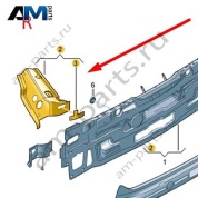 Соединительный элемент Audi Q2 2017-2024 81A813510A