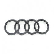 Эмблема Audi для решетки радиатора (черная) Ауди Q7 4М (рестайлинг) 4M0853605T94