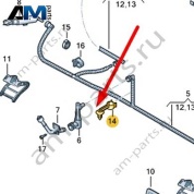 Держатель шланга Audi A8 (D4) 2014-2017 4H0980549