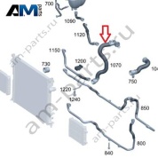 Шланг от радиатора на Mercedes W465 AMG G63 (M177) A4655012200