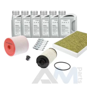 Оригинальный набор для ТО-1/3 Ауди А6 С8 55 TFSI S-tronic/3.0TFSI 340 л.с масло 5W40